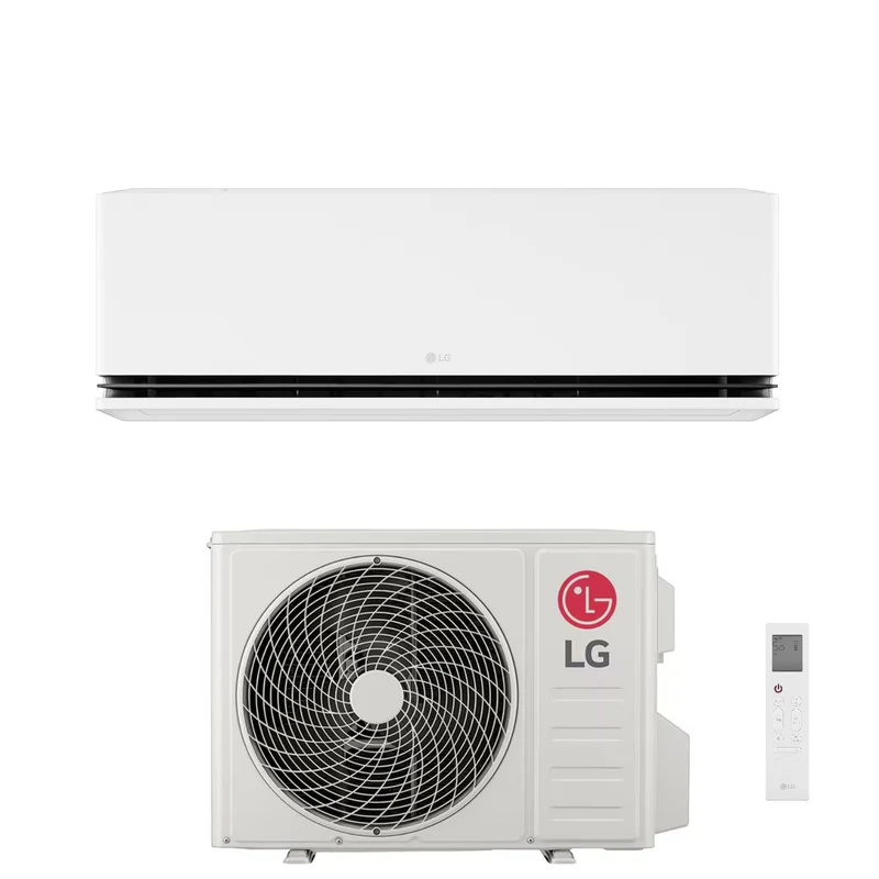 Climatizzatore Condizionatore LG Inverter DUALCOOL DELUXE 9000 Btu H09S1D.NS1 + H09S1D.U12 R-32 Wi-Fi Integrato Classe A+++/A++