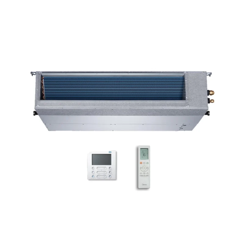 Unità Interna Canalizzabile Midea 12000 Btu MTIU-12HWFNX R-32 Wi-Fi Optional Telecomando e Comando a Filo Incluso