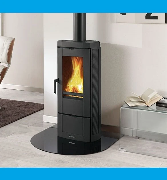 STUFA A LEGNA IN GHISA SMALTATA LA NORDICA EXTRAFLAME MOD. CANDY 7,2 KW ANTRACITE