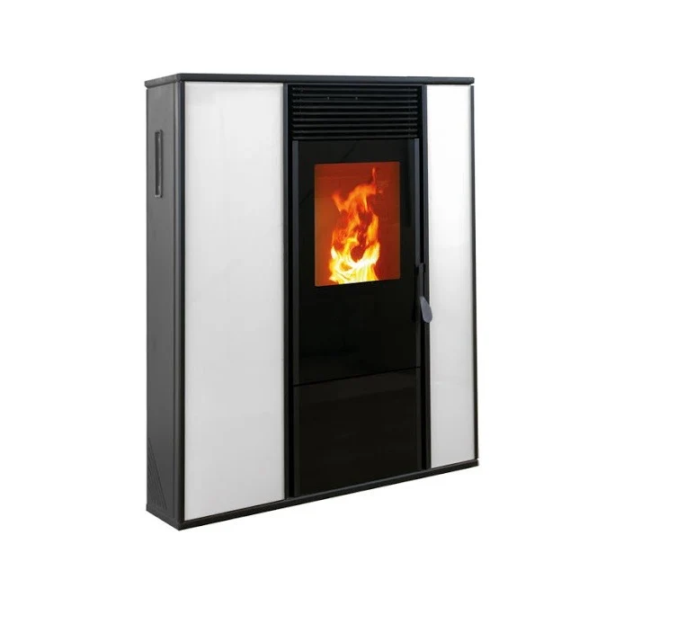 Stufa a Pellet Ad Aria Ventilata Karmek One mod. Alice 14 kW vari colori disponibili Beige