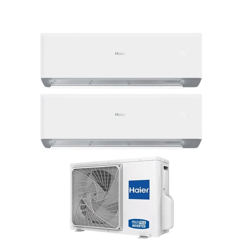 Condizionatore Haier Dual Split Inverter Revive 9+12 con 3U55MEEFRA R-32 Wi-Fi Integrato