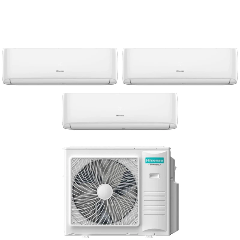 Condizionatore Trial Split Hisense Hi-Comfort 9+12+12 con 5AMW105U4RQC R-32 Wi-Fi Integrato