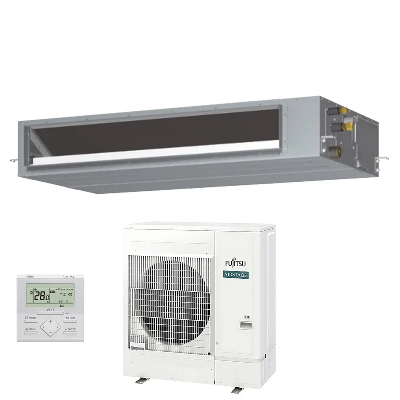 Condizionatore Fujitsu Canalizzabile serie KMTAP 45000 Btu ARXH45KMTAP R-32 Wi-Fi Optional