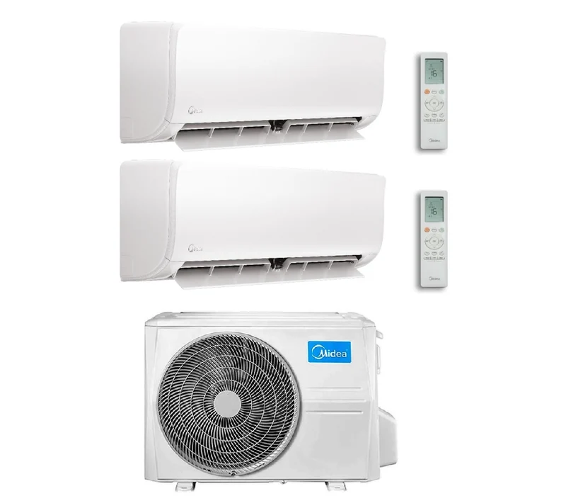 Condizionatore Dual Split Midea Xtreme Pro Green 12+12 con M3OA-27HFN8-Q R-32 Wi-Fi Integrato