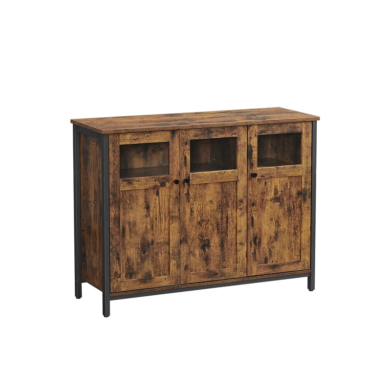 Credenza Multiuso con Ante in Vetro