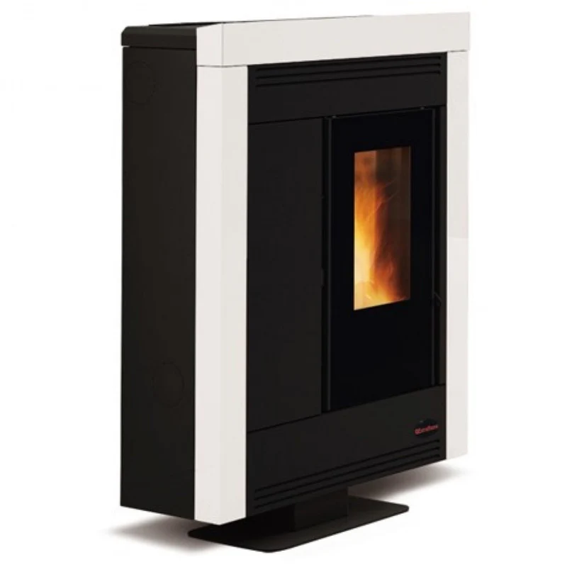 Stufa a Pellet Canalizzata In Acciaio Verniciato La Nordica Extraflame Modello SOUVENIR STEEL 10,2 kW Disponibile In Vari Colori