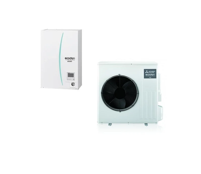 Pompa di Calore Aria Acqua Mitsubishi Electric Hydrobox S Reversibile ERSD-VM2D con unità esterna ECODAN SUZ-SWM60VA 6 kW R-32