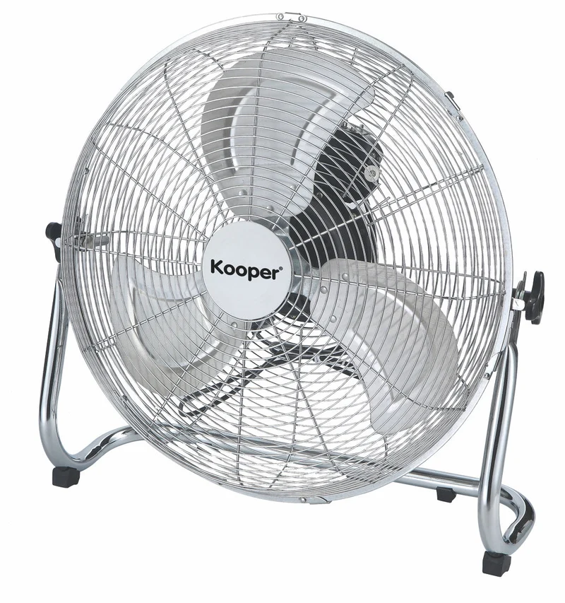 Ventilatore da Pavimento 50cm Inclinabile 3 Velocità 120W Kooper Maximum