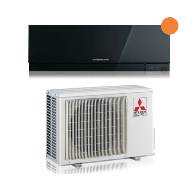 AREA OCCASIONI Climatizzatore Condizionatore Mitsubishi Electric Inverter Kirigamine ZEN R-32 Black 12000 btu MSZ-EF35VGKB Nero Wi-Fi Integrato -(Novità)