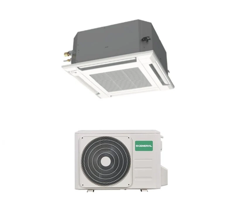 Climatizzatore Condizionatore General Fujitsu Cassetta a 4 Vie Inverter serie KVLA ECO 22000 Btu AUXG22KVLA-E R-32 Wi-Fi Optional Griglia Inclusa