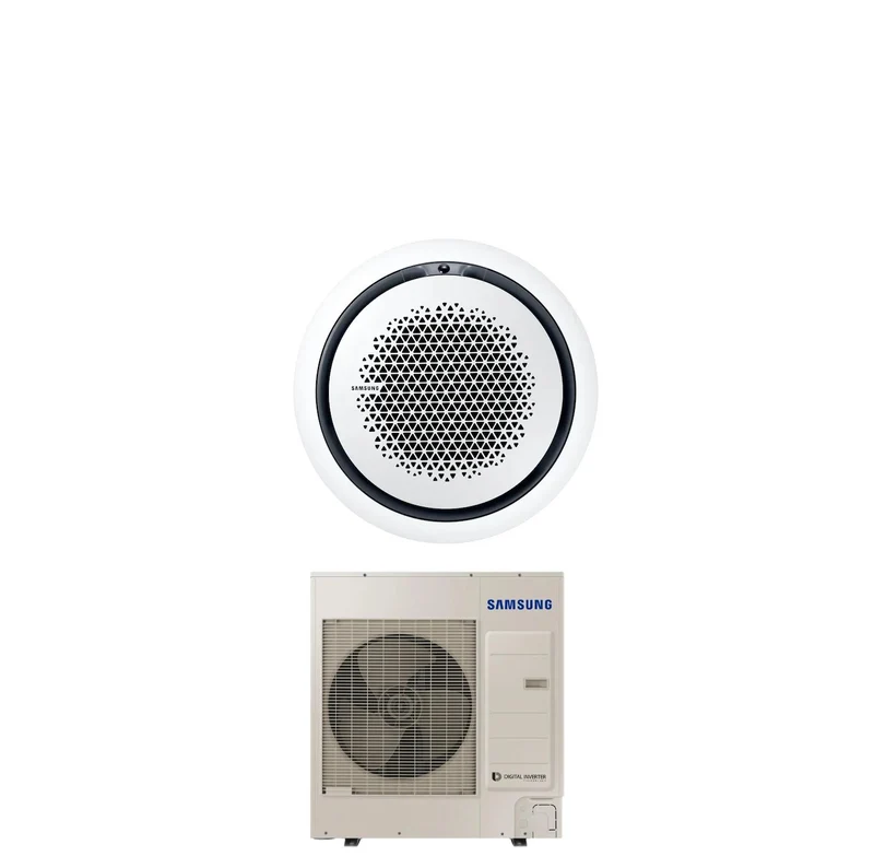 Climatizzatore Condizionatore Samsung Inverter Cassetta 360° 48000 Btu AC140RN4PKG/EU Monofase R-32 Wi-Fi Optional Vari Pannelli Disponibili