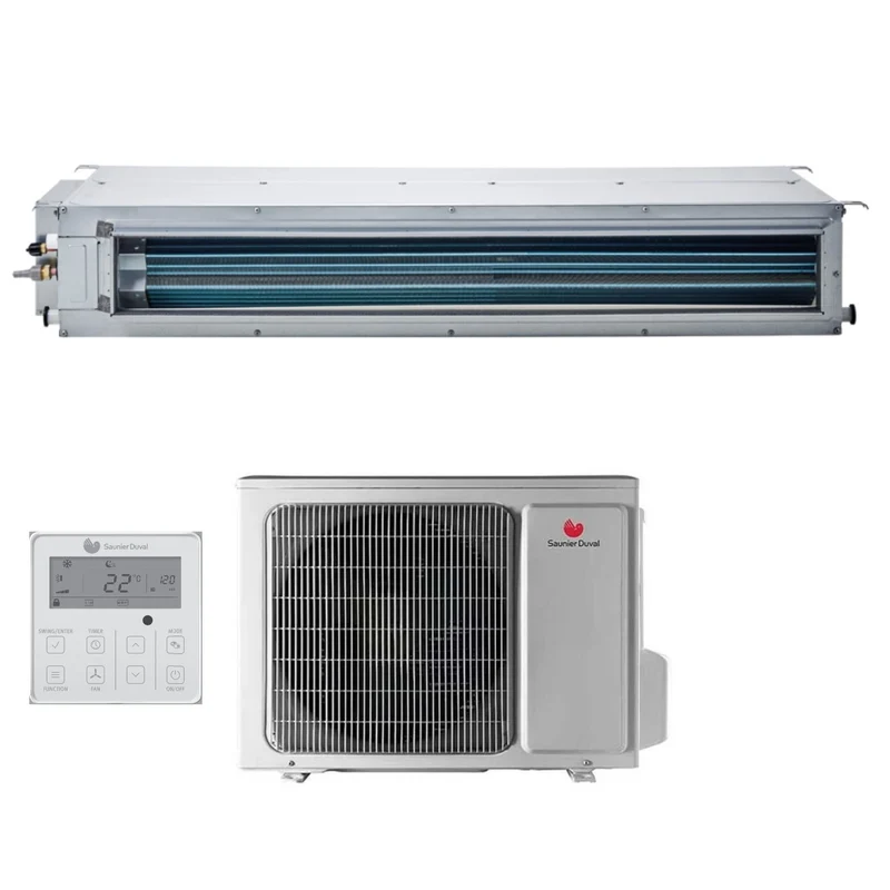 Climatizzatore Condizionatore Hermann Saunier Duval Canalizzato Canalizzabile Inverter 24000 Btu SDH19-070 IDNI R-32 Con Comando a Filo Incluso