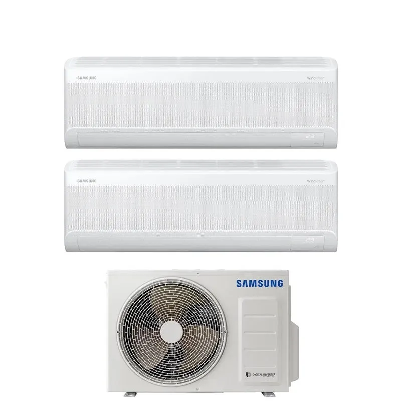 Condizionatore Samsung Dual Split WINDFREE ELITE S2 7+12 con AJ050TXJ2KG R-32 Wi-Fi integrato