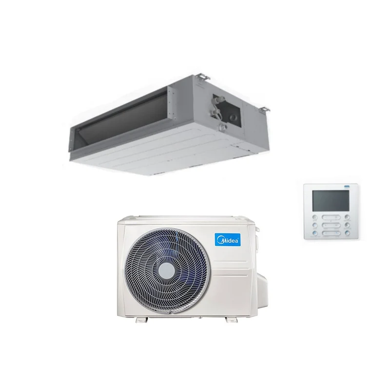 Climatizzatore Condizionatore Canalizzato Canalizzabile Midea Inverter 12000 btu R-32 MTIU-12FNXD0 con comando a filo A++ Wi-Fi Optional