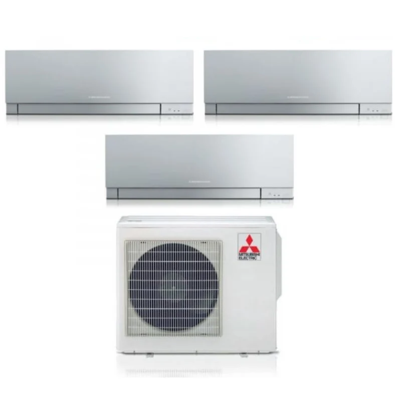 Condizionatore Mitsubishi Electric Trial Split Kirigamine Zen Silver 7000+7000+15000 con MXZ-3F54VF R-32 Wi-Fi Integrato
