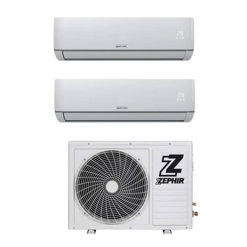 Climatizzatore Condizionatore Zephir Dual Split Inverter serie ZDA 9+9 R-32 9000+9000 - Novità