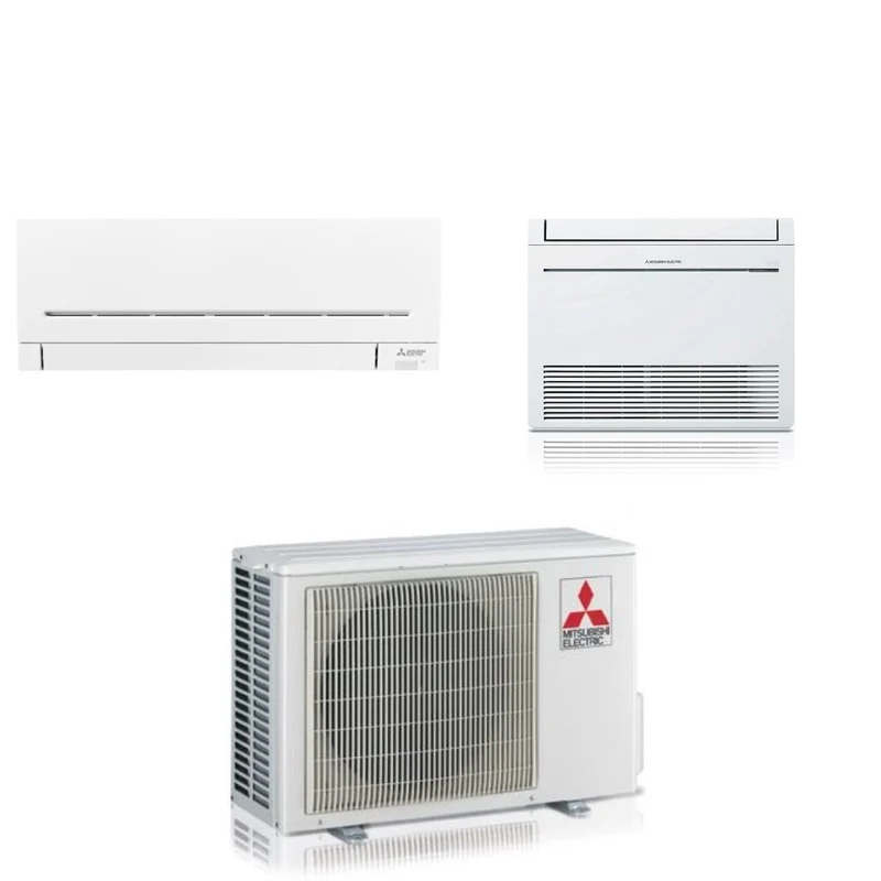 Climatizzatore Condizionatore Mitsubishi Electric Dual Split Inverter Serie AP-VGK 7000 + Pavimento 12000 con MXZ-2F42VF R-32 Wi-Fi 7000+12000