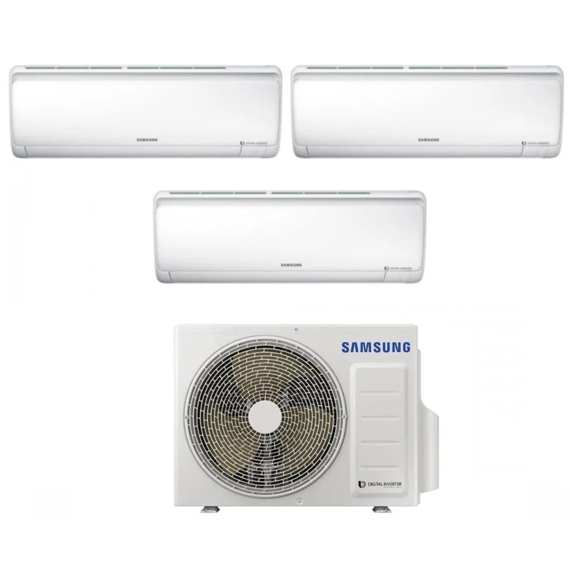 Climatizzatore Condizionatore Samsung Trial Split Inverter serie MALDIVES QUANTUM 9+9+9 con AJ068RCJ R-32 9000+9000+9000 - Novità 2019