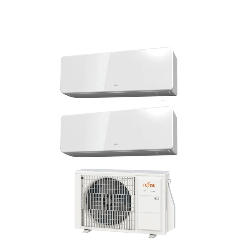 Climatizzatore Condizionatore Fujitsu Dual Split Inverter serie KG 7+12 con AOHG18KBTA2 R-32 Wi-Fi Optional 7000+12000