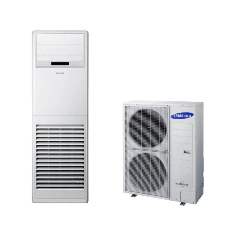 Climatizzatore Condizionatore Samsung Inverter a Colonna 48000 Btu AC140KNPDEH Trifase R-410 con Telecomando Wireless incluso