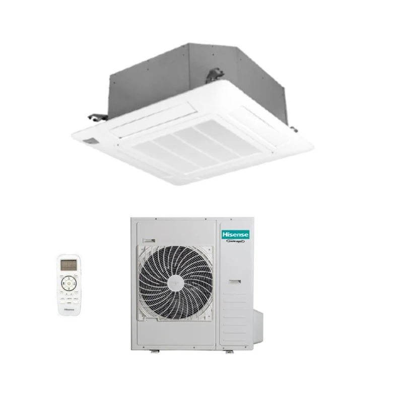 Climatizzatore Condizionatore Hisense a Cassetta 42000 Btu AUC125UR4RHB4 R-32 Wi-Fi Optional con Telecomando e Pannello Incluso - Novità