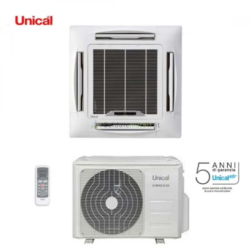 CLIMATIZZATORE CONDIZIONATORE UNICAL MONO SPLIT INVERTER A CASSETTA 18000 btu CS09 18H A++/A+