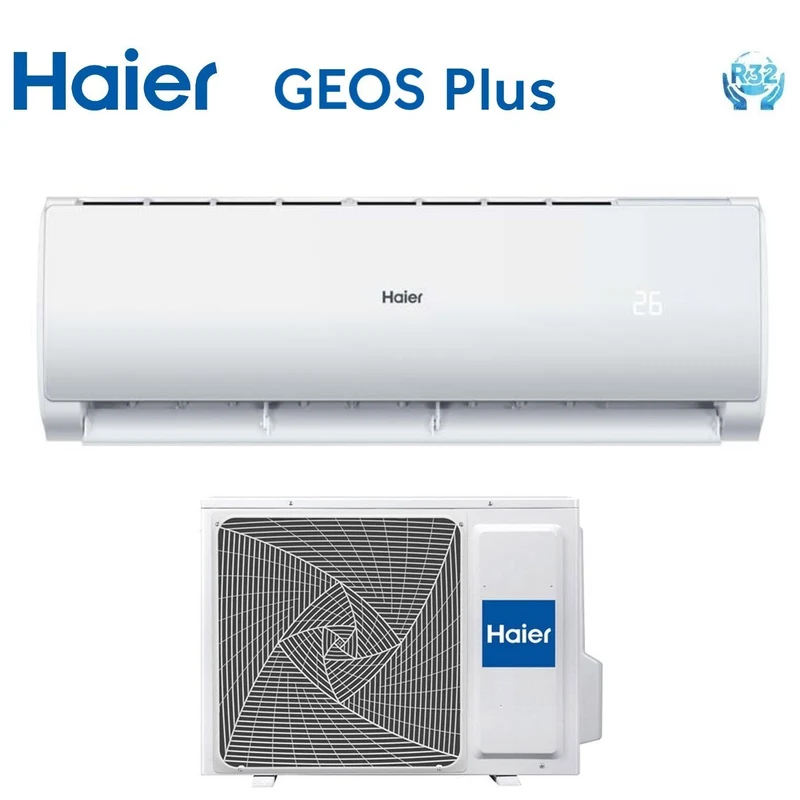 Climatizzatore Condizionatore Haier Inverter serie GEOS PLUS 18000 Btu AS50TDMHRA R-32 Classe A++/A+