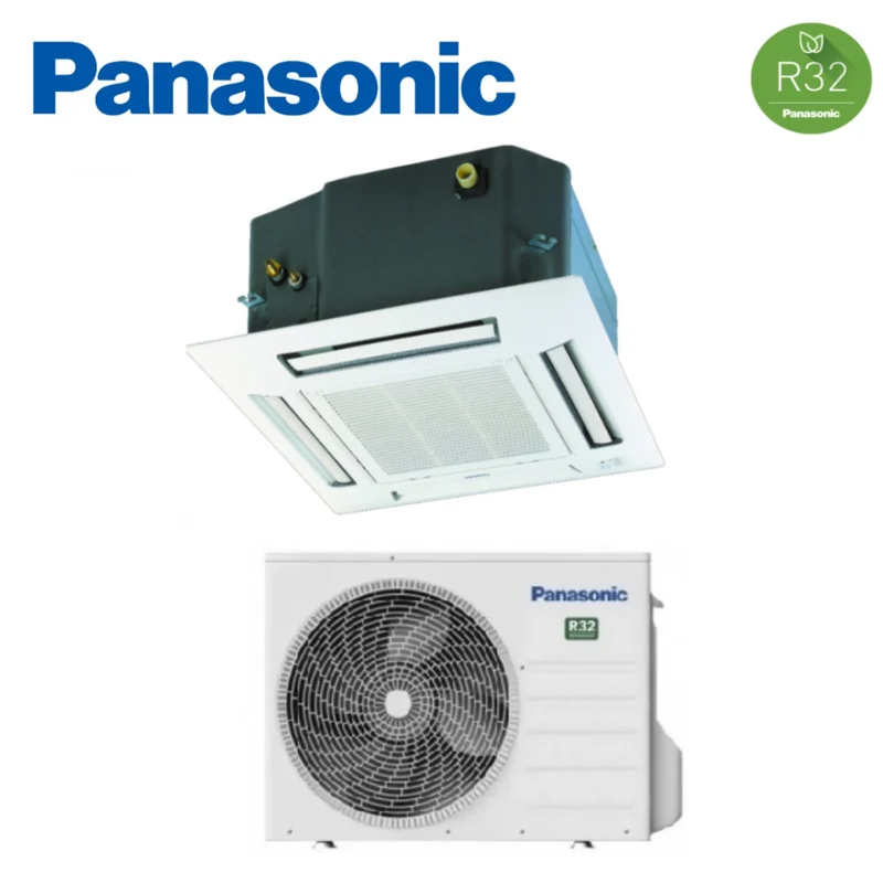 Climatizzatore Condizionatore Inverter Panasonic Cassetta 4 Vie Gas R-32 12000 BTU CS-Z35UB4EAW A++ WI-FI OPTIONAL