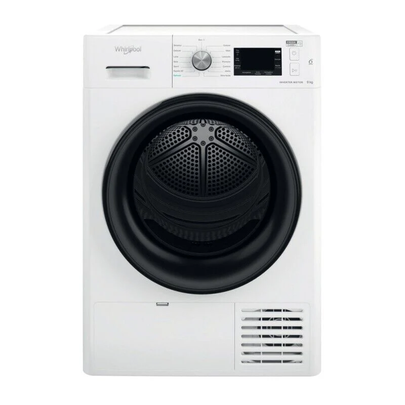 Asciugatrice A Pompa di Calore Whirlpool FFTN M22 9X3B IT 9 Kg Classe A+++ (A84,9xL59,5xP64,9) Tecnologia 6° senso Motore inverter