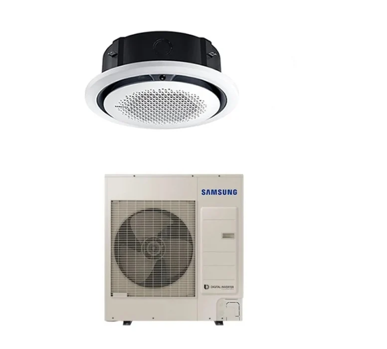 Climatizzatore Condizionatore Samsung Inverter Cassetta 360° 36000 Btu AC100MN4PKH/EU R-410 Wi-Fi Optional Con Comando a Filo Incluso - Griglia PC4NUNMAN Inclusa