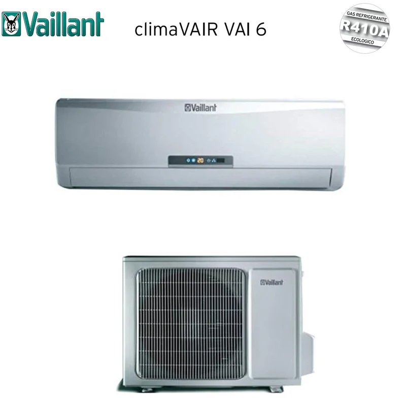 Climatizzatore Condizionatore Vaillant Inverter serie CLIMAVAIR VAI 6 24000 Btu VAI6-065 WN R-410