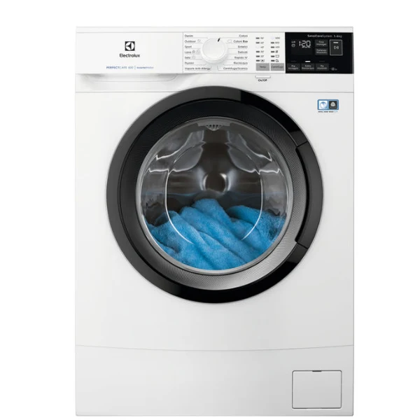 Lavatrice Slim a Carica Frontale Electrolux 6Kg EW6S462B Perfect Care 600 Iverter SensiCare Classe D