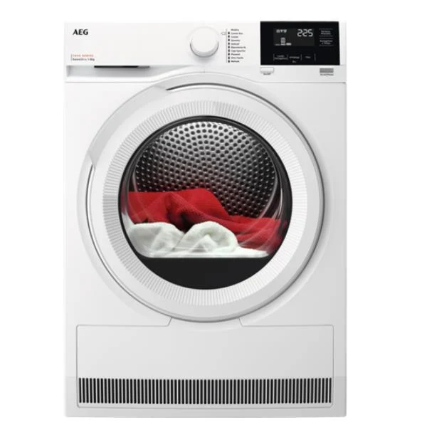 Asciugatrice a Pompa di calore 8 kg AEG TR7G81OW Serie 7000 SensiDry OkoFlow (A85xL59,6xP63,8) Classe A++