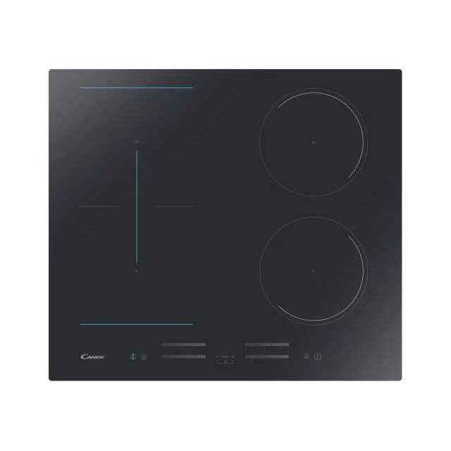 Piano Cottura a Induzione Candy CMC644TP 4 Zone in Vetroceramica Nero (LxP): 59x52 FlexZone Touch Limitatore Potenza Sicurezza Bambino