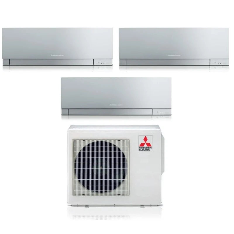 Condizionatore Mitsubishi Electric Trial Split Kirigamine Zen Silver 7000+9000+12000 con MXZ-3F54VF R-32 Wi-Fi Integrato
