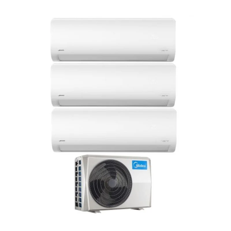 Condizionatore Trial Split Midea XTREME 9+9+12 con M3O-27NF8 R-32 Wi-Fi Integrato 9000+9000+12000 btu - Novità