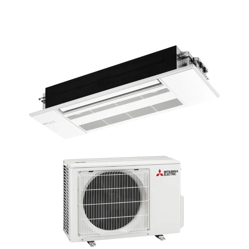 Climatizzatore Condizionatore Mitsubishi Electric Inverter Cassetta 1 via 9000 Btu MLZ-KP25VG R-32 Wi-Fi Optional con Griglia e Telecomando di serie Incluso
