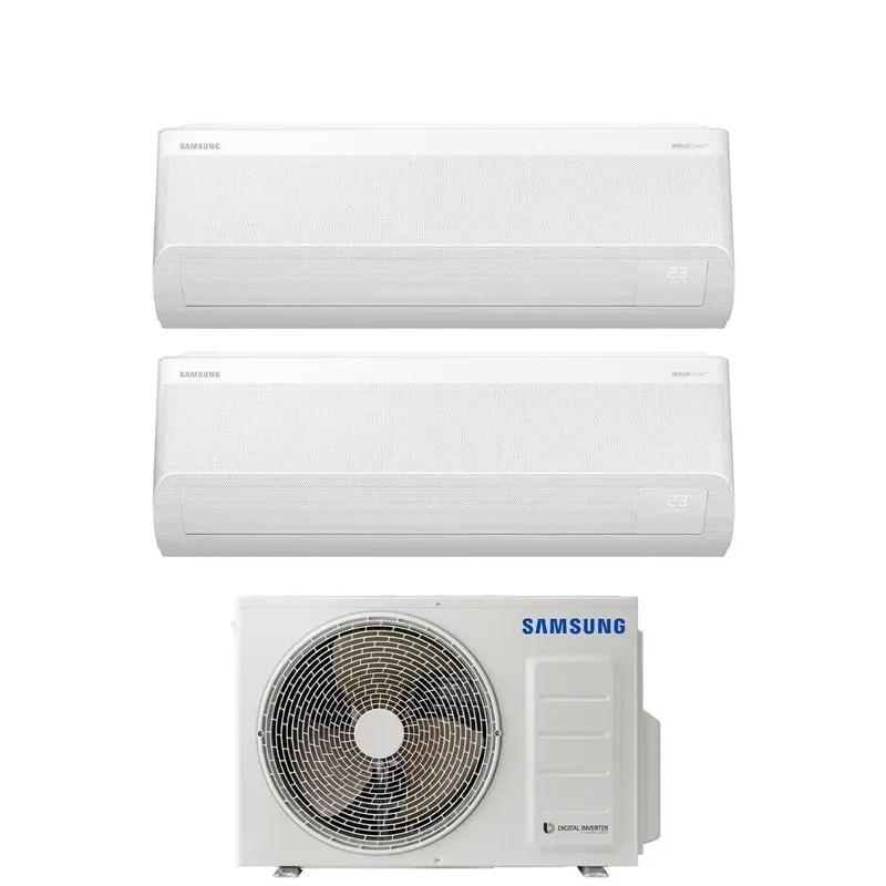 Condizionatore Dual Split Samsung WindFree Avant S2 12+18 con AJ068TXJ3KG R-32 Wi-Fi Integrato