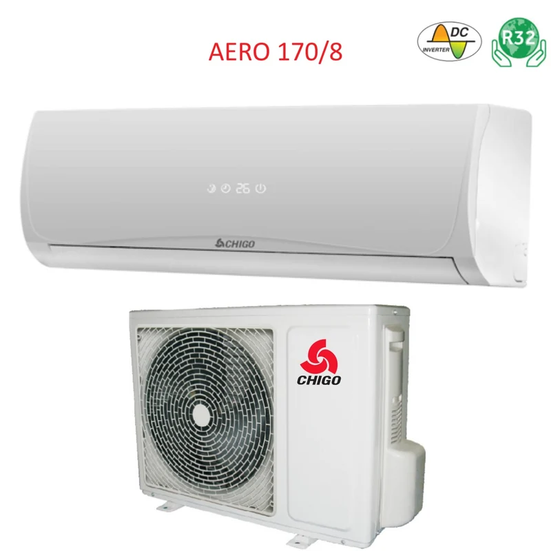 Climatizzatore Condizionatore Chigo Inverter serie AERO 170/8 18000 Btu R-32 Classe A++ codice CS-50V3G-1B170AE2-W3