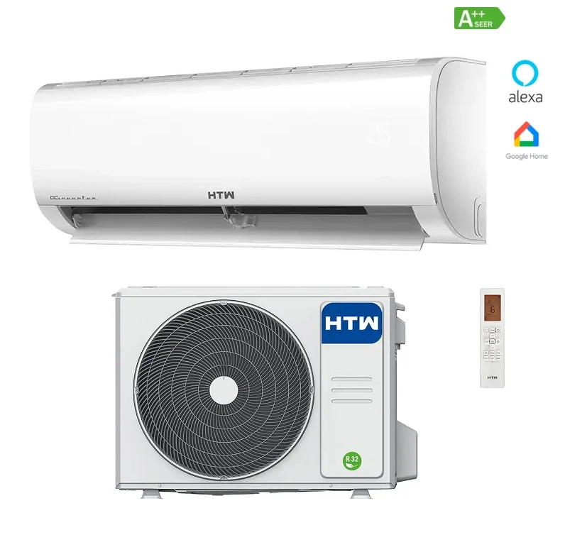 Climatizzatore Condizionatore HTW Inverter Serie IX21D3 9000 btu Wi-Fi Optional A++ R-32 HTWS026IX21D3 Smart con Plasma Generatore di ioni
