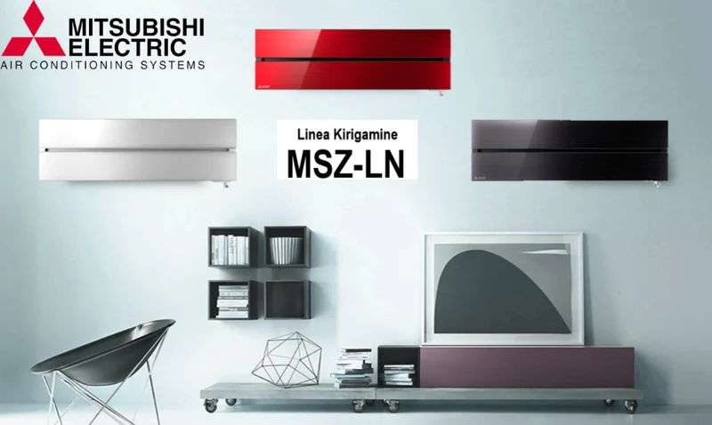 Unità Interna a Parete Mitsubishi Electric Inverter Serie Kirigamine Style 18000 BTU MSZ-LN50VGV Colore Pearl White - Bianco Perla