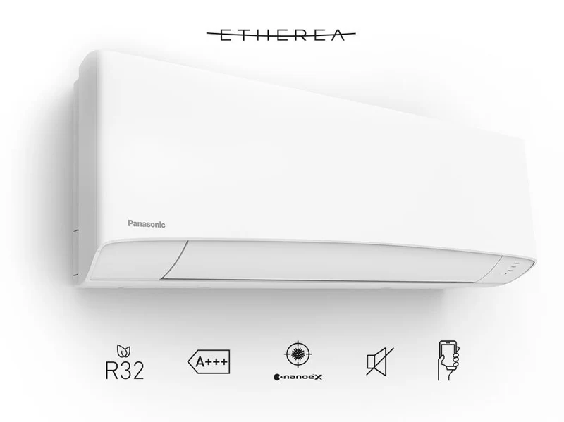 Solo Unità Interna a Parete Panasonic Serie Etherea White Inverter 9000 Btu CS-Z25VKEW Gas R-32 Wi-Fi