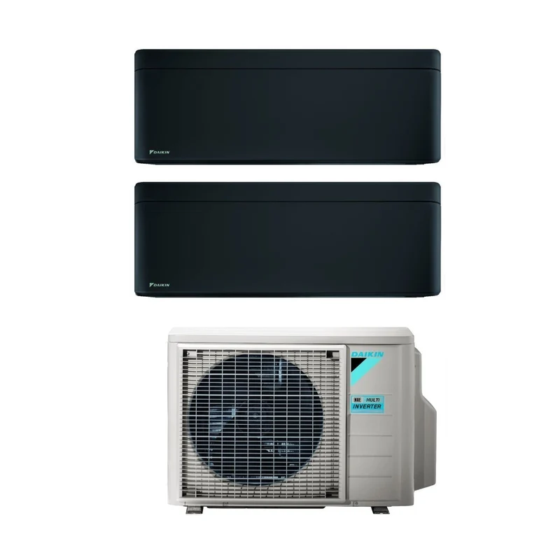 Condizionatore Dual Split Daikin Stylish Total Black 7+9 con 2MXM50A R-32 Wi-Fi Integrato Nero Garanzia Italiana