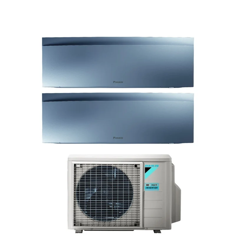 Condizionatore Dual Split Daikin Emura Silver III 7+18 con 2MXM50A R-32 Wi-Fi Integrato Argento Garanzia Italiana