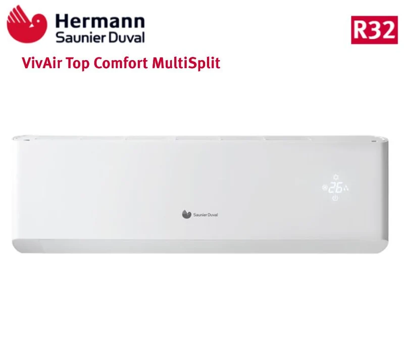 Unità Interna a Parete Hermann Saunier Duval serie VivAir Top Comfort 9000 Btu SDH20-025 R-32 - Novità