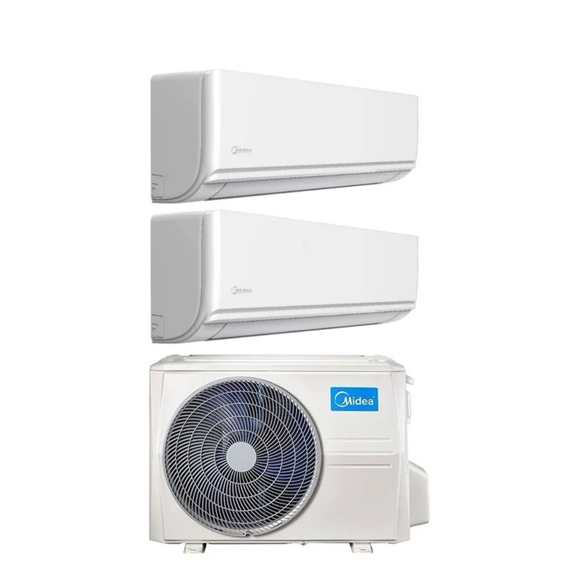 Climatizzatore Condizionatore Midea Dual Split Inverter serie EXCLUSIVE 9+9 con M2OE-18HFN8-Q R-32 Wi-Fi Optional 9000+9000