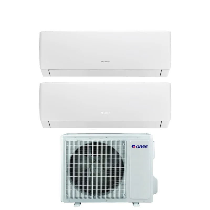 Condizionatore Dual Split Gree Pular 12+12 con GWHD(18)NK6NO R-32 Wi-Fi Integrato