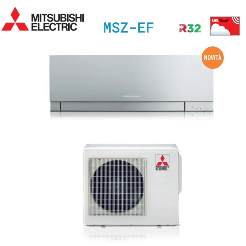 Climatizzatore Condizionatore Mitsubishi Electric Inverter Kirigamine ZEN R-32 Silver 15000 btu MSZ-EF42VGS Grigio A++ - NOVITA'