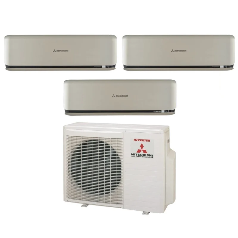 Climatizzatore Condizionatore Mitsubishi Heavy Industries Trial Split Inverter serie KIREIA PLUS Titanium 9+12+18 con SCM60ZS-W R-32 Wi-Fi Optional 9000+12000+18000