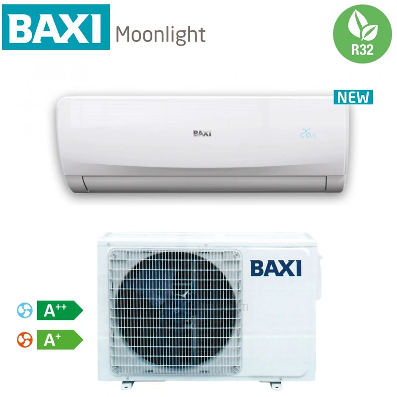 CLIMATIZZATORE CONDIZIONATORE BAXI INVERTER Luna Clima MOONLIGHT R-32 CLASSE A++/A+ 24000 BTU - NEW